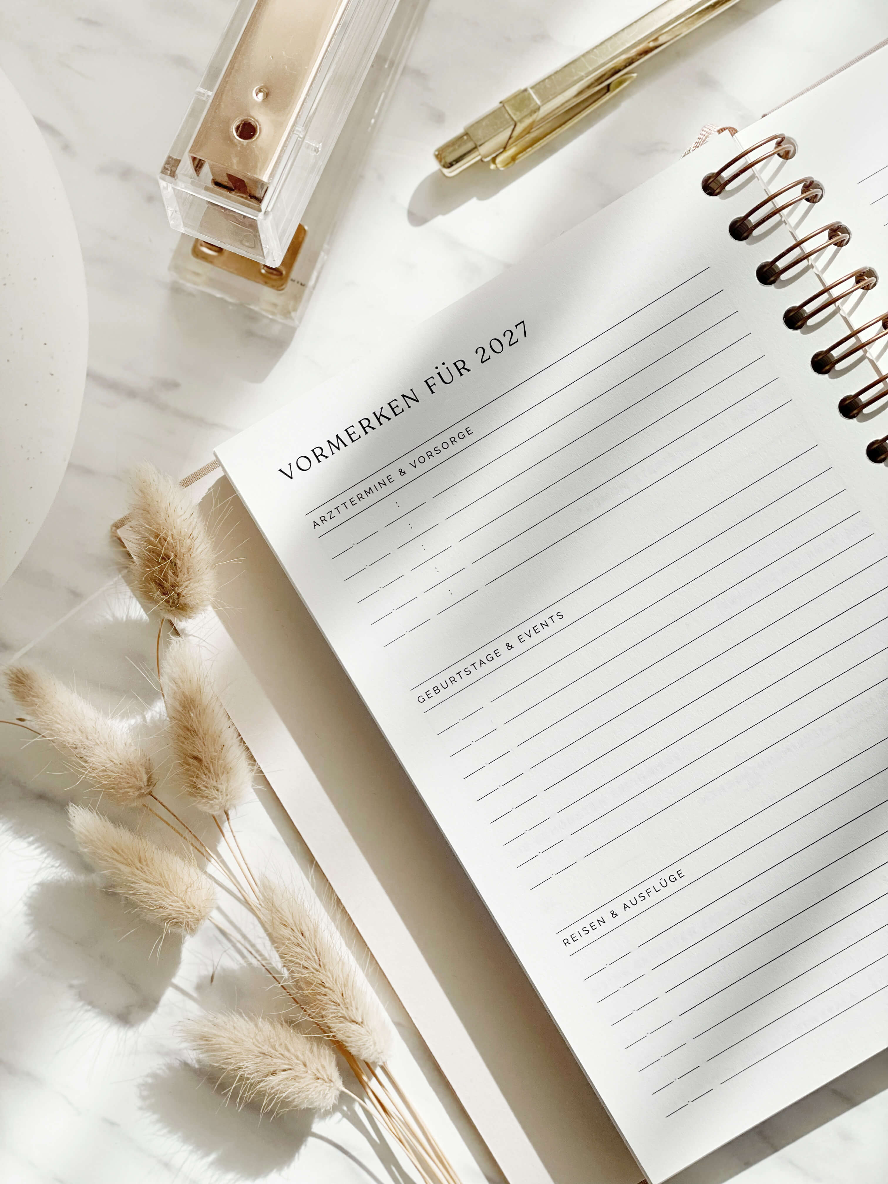 Kalender 2026 | DIN A5 | beige