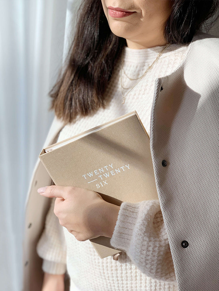 Kalender 2026 | DIN A5 | beige