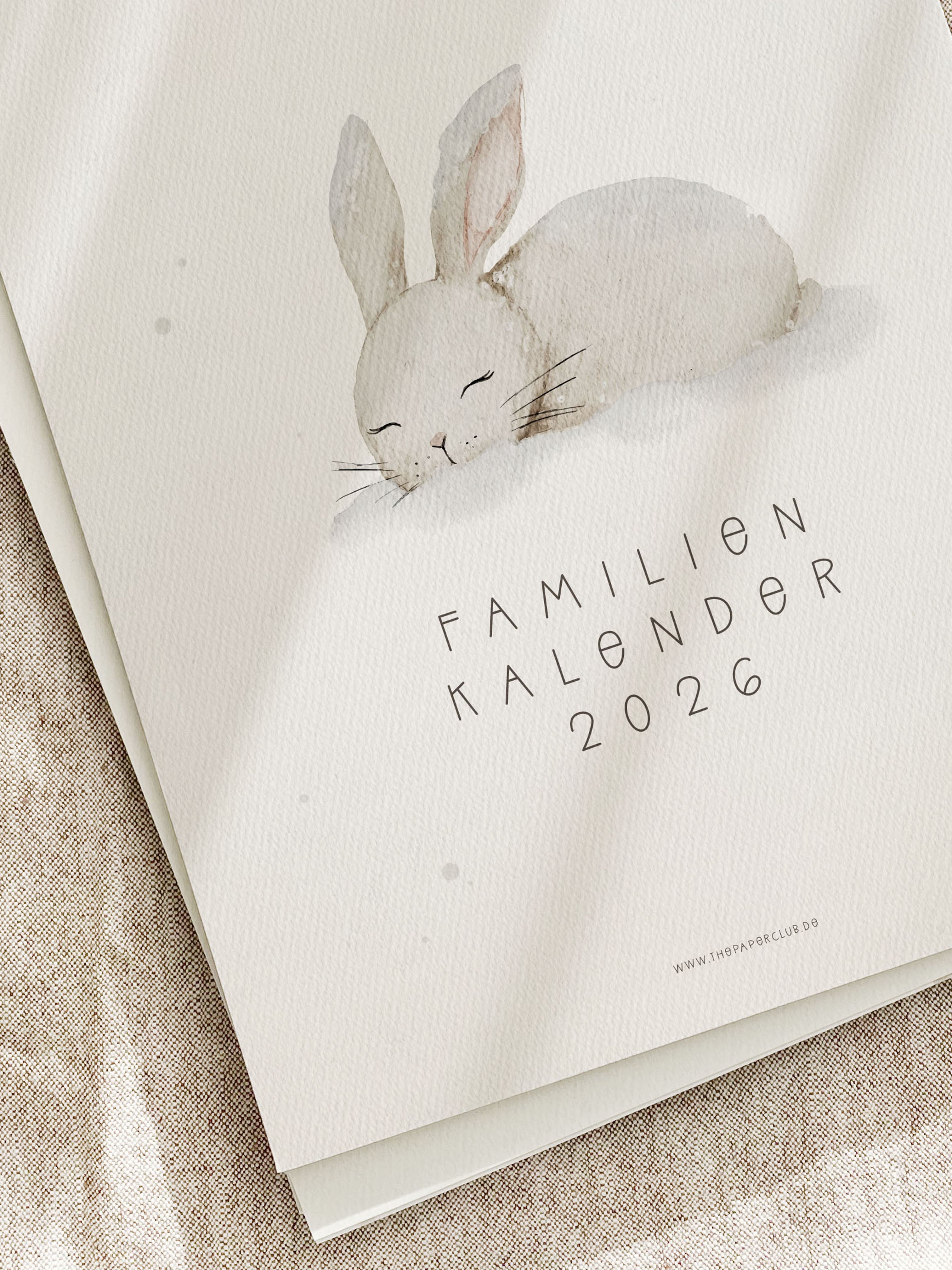 Familienkalender 2026 | DIN A4 | 4 Spalten