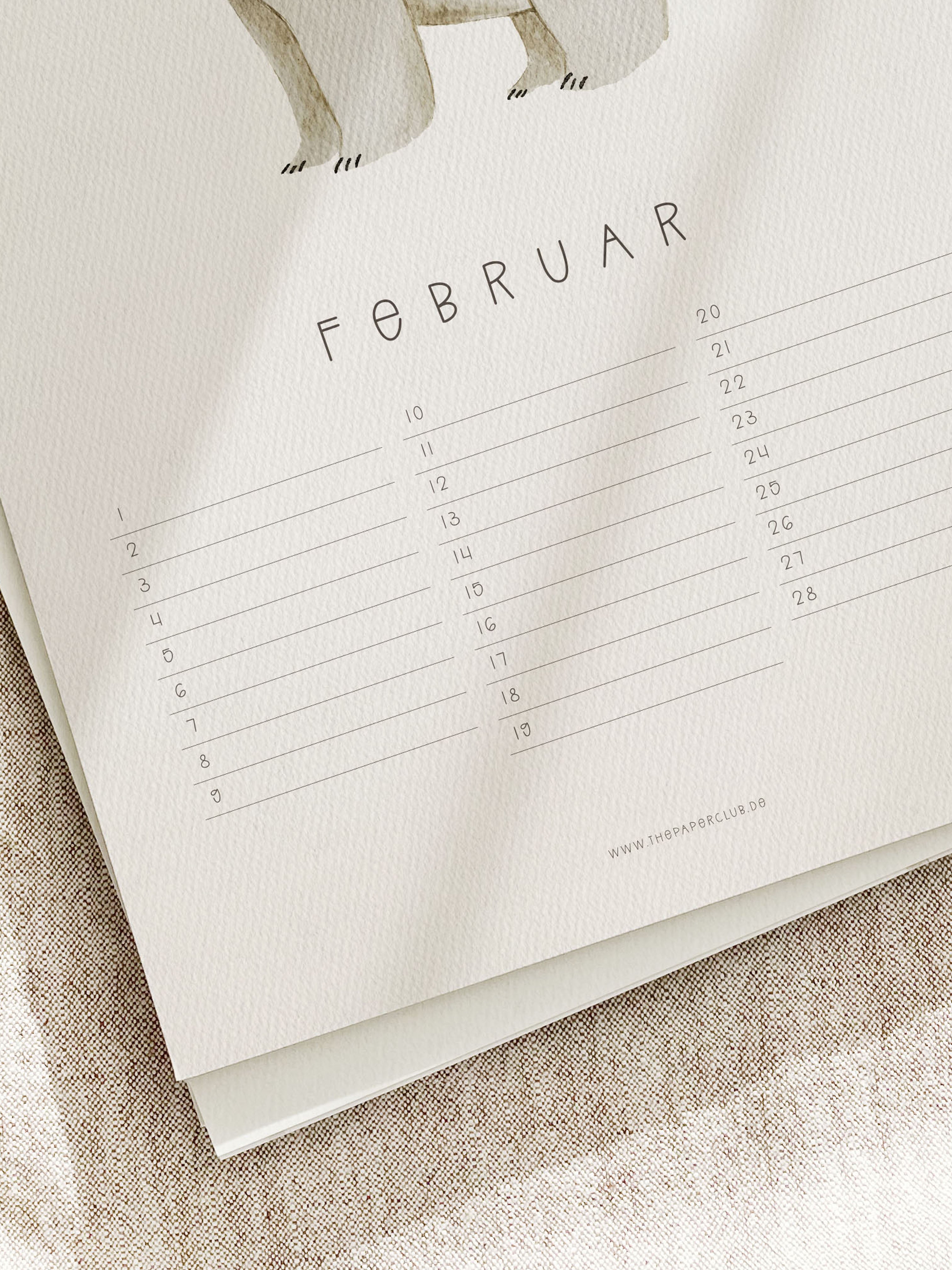 Wandkalender 2026 | DIN A4