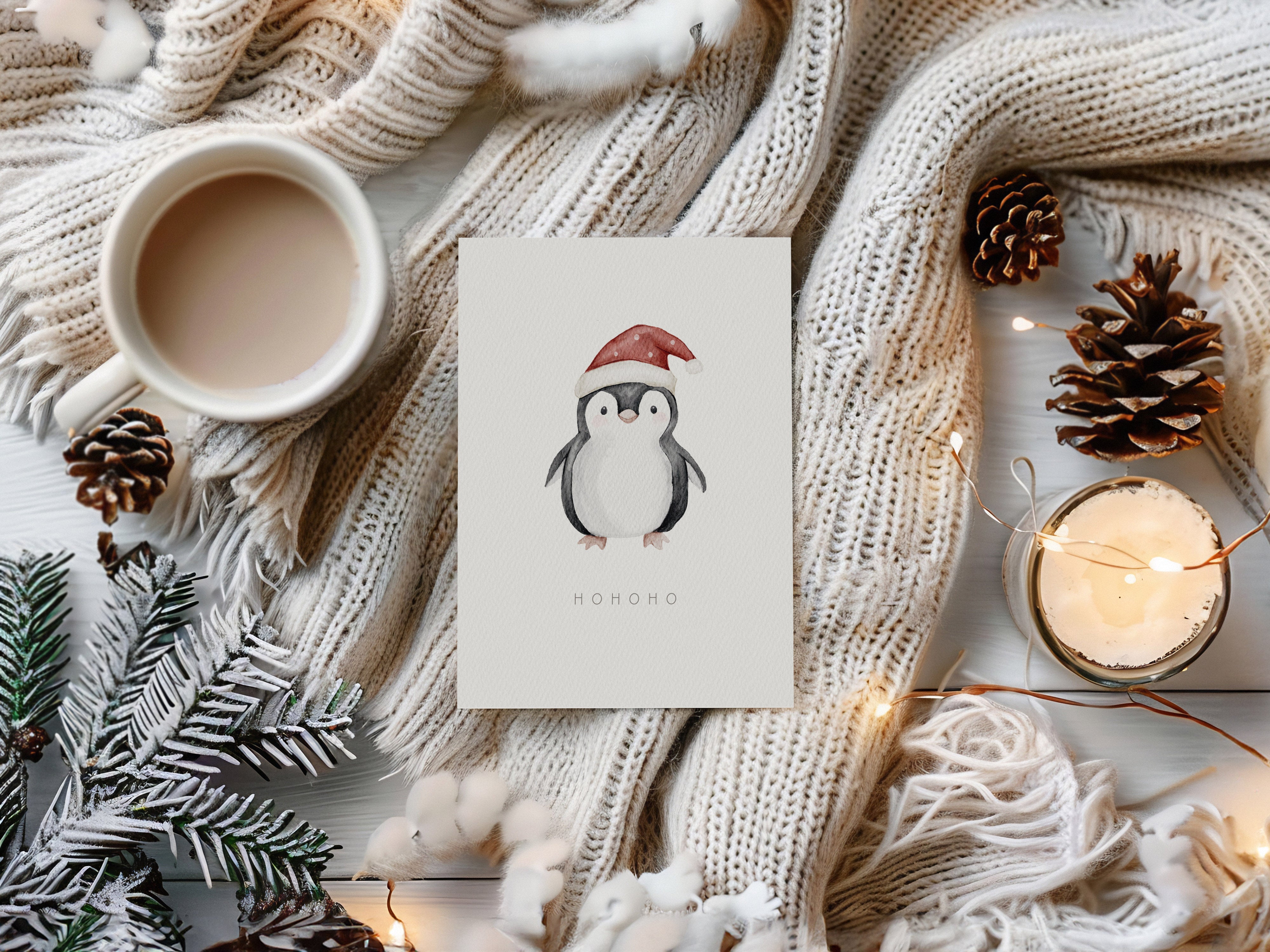 Grußkarte „Pinguin“ | DIN A6