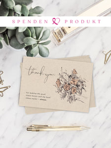 Postkarte "Thank you" | A6